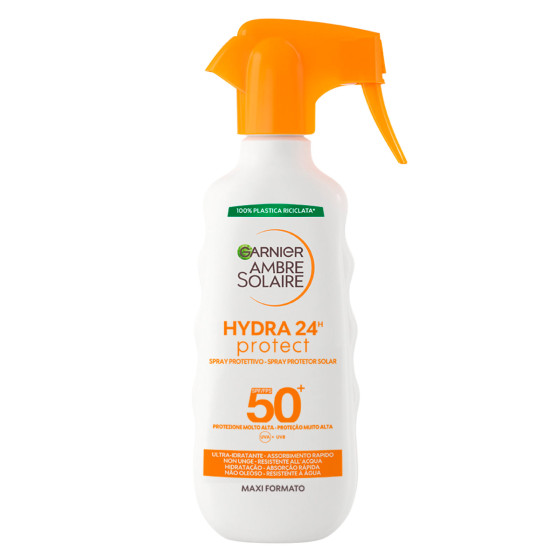 Hydra 24H Protect Spray Solare SPF 50+ Garnier Ambre Solaire Hydra 24H Protect Spray Solare SPF 50+ Garnier Ambre Solaire
