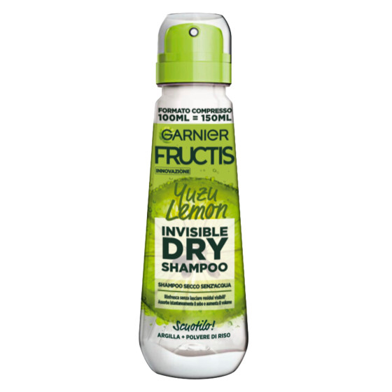 Invisible Dry Shampoo Secco Senz'Acqua 100ml Garnier Fructis Invisible Dry Shampoo Secco Senz'Acqua 100ml Garnier Fructis