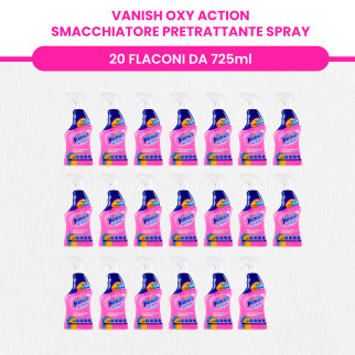 Vanish Oxi Action Smacchiatore Pre-Trattante 4in1 Spray 20x