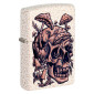 Immagine 1 - Zippo Accendino a Benzina Ricaricabile ed Antivento con Fantasia Skullshroom Design - mod. 49786 [TERMINATO]