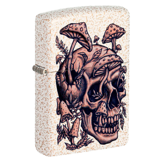 Accendino Zippo mod. 49786 Skullshroom Design Ricaricabile Antivento Accendino Zippo mod. 49786 Skullshroom Design Ricaricabile Antivento