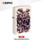Immagine 2 - Zippo Accendino a Benzina Ricaricabile ed Antivento con Fantasia Skullshroom Design - mod. 49786 [TERMINATO]