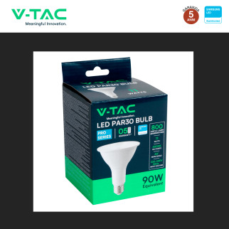 VT-230 LED E27 PAR Lamp 11W PAR30 Chip Samsung SMD V-Tac Pro