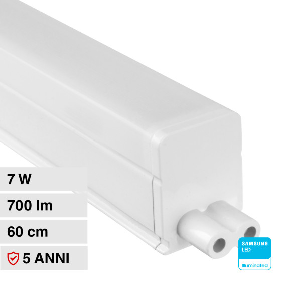 VT-065 Tubo LED T5 Plafoniera Linkabile 7W SMD V-Tac Pro VT-065 Tubo LED T5 Plafoniera Linkabile 7W SMD V-Tac Pro