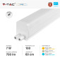 Immagine 5 - V-Tac Pro VT-065 Tubo LED T5 Plafoniera Linkabile 7W Lampadina Chip Samsung 60cm - SKU 21692 / 21693 / 21694