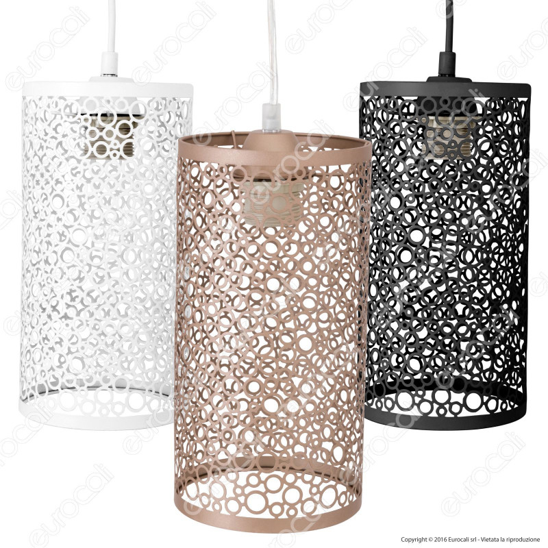 V-TAC VT-7131 Lampadario a Sospensione in Metallo con Portalampada