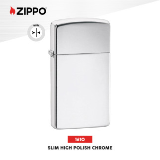 Accendino Zippo 1610 High Polish Chrome Antivento