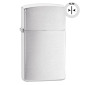 Immagine 1 - Zippo Accendino Slim a Benzina Ricaricabile ed Antivento Brushed Chrome - mod. 1600