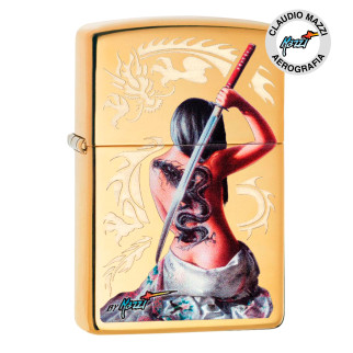 Accendino Zippo mod. 29668 Mazzi Ricaricabile Antivento
