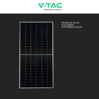 4 Binari in Metallo per Pannelli Solari Fotovoltaici V-Tac