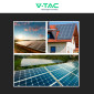 Immagine 5 - V-Tac Morsetto Centrale in Alluminio per Installazione Pannelli Solari Fotovoltaici 35mm da 400W a 550W - 8 Pezzi - SKU 11389