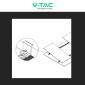 Immagine 4 - V-Tac Morsetto Terminale in Alluminio per Installazione Pannelli Solari Fotovoltaici da 35mm - 4 Pezzi - SKU 11388