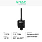 Immagine 2 - V-Tac VT-660000 Modulo Wi-Fi Antenna 2,4GHz per Controllo Inverter da Impianto Fotovoltaico - SKU 11378