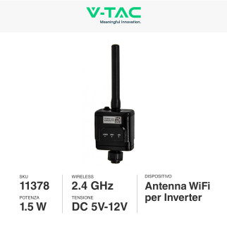 VT-660000 Modulo WiFi Inverter Impianti Fotovoltaici V-Tac