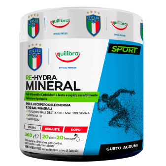 Equilibra Integratore per lo Sport Re-Hydra Mineral Polvere per il Recupero...