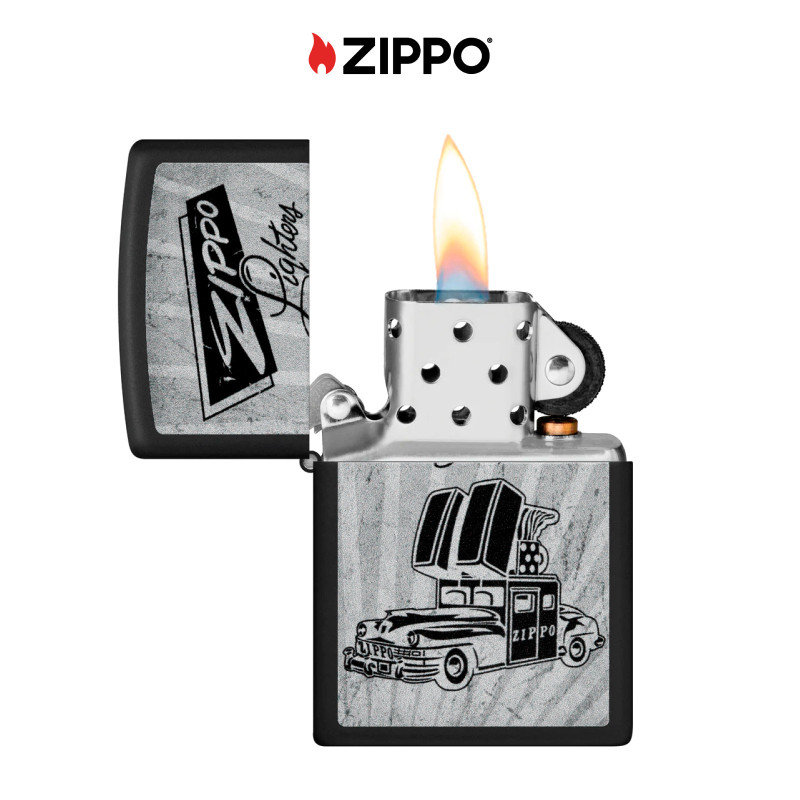 Accendino Zippo Harley-Davidson - Antivento, Ricaricabile, Cromo Lucido - Made In USA, Garanzia A Vita - Foto 8