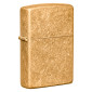 Immagine 1 - Zippo Accendino a Benzina Ricaricabile ed Antivento Tumbled Brass - mod. 49477