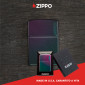 Immagine 6 - Zippo Accendino a Benzina Ricaricabile ed Antivento Iridescent Zippo Logo - mod. 49146ZL