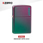Immagine 2 - Zippo Accendino a Benzina Ricaricabile ed Antivento Iridescent Zippo Logo - mod. 49146ZL