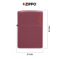 Immagine 4 - Zippo Accendino a Benzina Ricaricabile ed Antivento con Fantasia Red Brick Zippo Logo - mod. 49844ZL