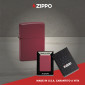 Immagine 6 - Zippo Accendino a Benzina Ricaricabile ed Antivento con Fantasia Red Brick Zippo Logo - mod. 49844ZL