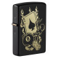 Zippo Accendino a Benzina Ricaricabile ed Antivento con Fantasia Gambling Design - mod. 49257
