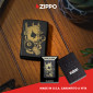 Immagine 6 - Zippo Accendino a Benzina Ricaricabile ed Antivento con Fantasia Gambling Design - mod. 49257