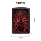 Immagine 4 - Zippo Accendino a Benzina Ricaricabile ed Antivento con Fantasia Spider Design - mod. 49791