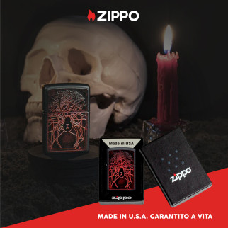 Accendino Zippo mod. 49791 Spider Design Antivento