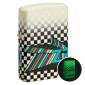 Zippo Premium Accendino a Benzina Ricaricabile ed Antivento con Fantasia Zippo Design - mod. 48504