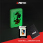 Immagine 6 - Zippo Accendino a Benzina Ricaricabile ed Antivento con Fantasia Skull Print Design - mod. 48563
