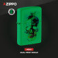 Immagine 2 - Zippo Accendino a Benzina Ricaricabile ed Antivento con Fantasia Skull Print Design - mod. 48563