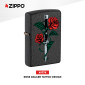 Immagine 2 - Zippo Accendino a Benzina Ricaricabile ed Antivento con Fantasia Rose Dagger Tattoo Design - mod. 49778