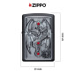 Immagine 5 - Zippo Accendino a Benzina Ricaricabile ed Antivento con Fantasia Anne Stokes Gothic Guardian Emblem - mod. 49755