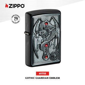 Accendino Zippo 49755 Anne Stokes Gothic Guardian Emblem