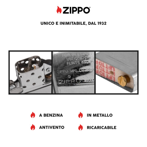Tanica Benzina Originale Zippo. Fluido accensione accendini Zippo