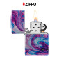Immagine 5 - Zippo Premium Accendino a Benzina Ricaricabile ed Antivento con Fantasia Universe Astro Design - mod. 48547