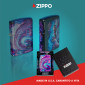 Immagine 6 - Zippo Premium Accendino a Benzina Ricaricabile ed Antivento con Fantasia Universe Astro Design - mod. 48547