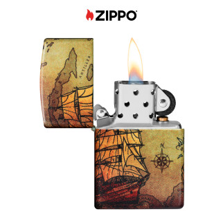 Accendino Zippo Premium 49355 Pirate Ship Design