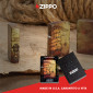 Immagine 6 - Zippo Premium Accendino a Benzina Ricaricabile ed Antivento con Fantasia Pirate Ship Design - mod. 49355