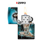 Immagine 5 - Zippo Premium Accendino a Benzina Ricaricabile ed Antivento con Fantasia Luis Royo - mod. 48571