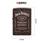 Immagine 4 - Zippo Premium Accendino a Benzina Ricaricabile ed Antivento con Fantasia Jack Daniel's - mod. 49320