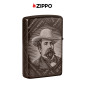 Immagine 6 - Zippo Premium Accendino a Benzina Ricaricabile ed Antivento con Fantasia Jack Daniel's - mod. 49320