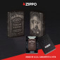 Immagine 7 - Zippo Premium Accendino a Benzina Ricaricabile ed Antivento con Fantasia Jack Daniel's - mod. 49320