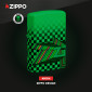 Immagine 2 - Zippo Premium Accendino a Benzina Ricaricabile ed Antivento con Fantasia Zippo Design - mod. 48504