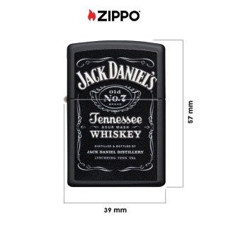 Accendino Zippo 49281 Jack Daniel's Ricaricabile Antivento