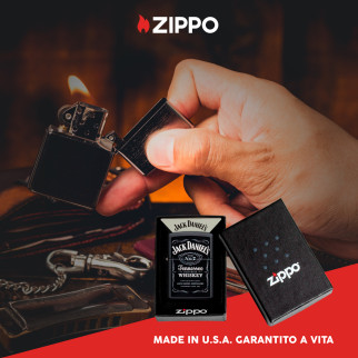 Accendino Zippo 49281 Jack Daniel's Ricaricabile Antivento