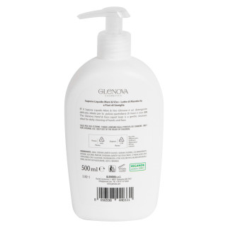 Glenova Cosmetics Sapone Liquido Mani e Viso Latte di Mandorla e
