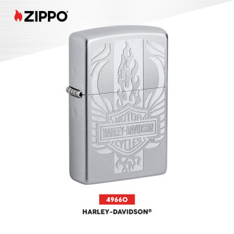 Accendino Zippo 49660 Harley-Davidson Ricaricabile Antivento