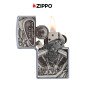 Immagine 5 - Zippo Accendino Ricaricabile ed Antivento con Fantasia Harley-Davidson Motor Flag Emblem - mod. 29266